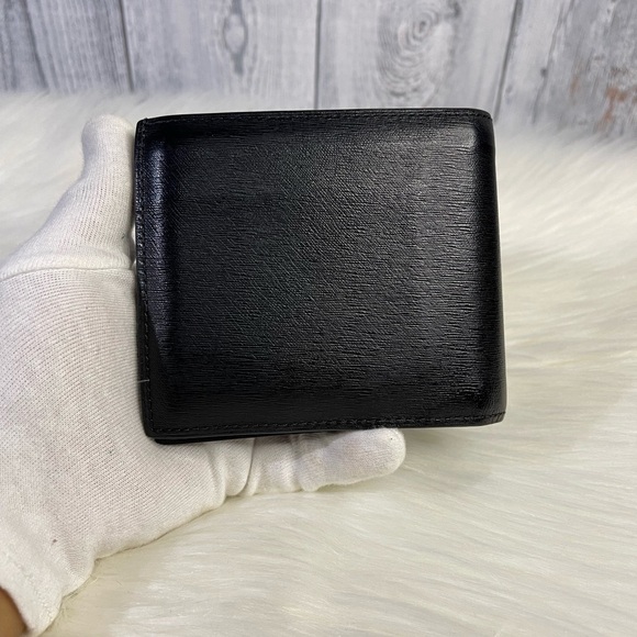 DUNHILL bifold leather mens wallet in black - Picture 3 of 14